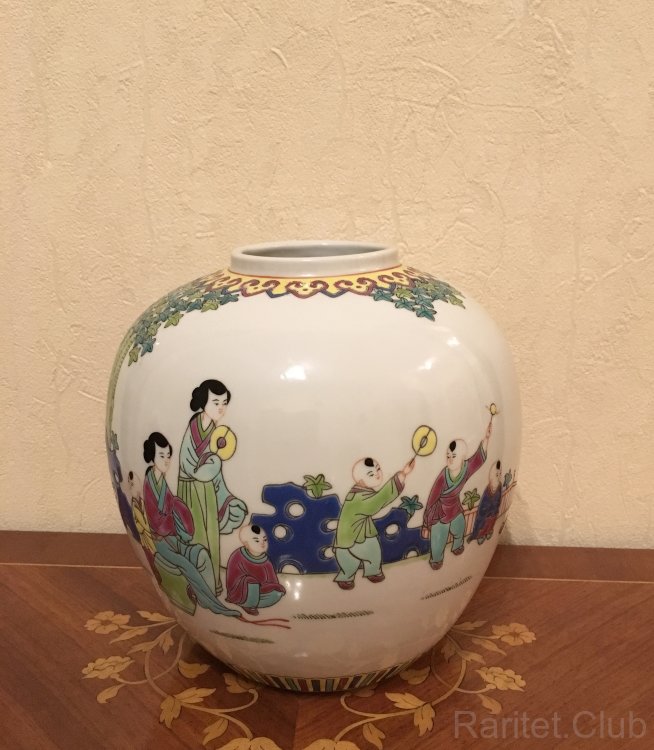 Китайская ваза-шар