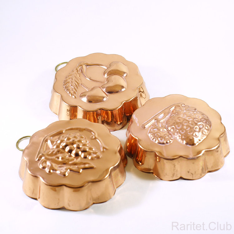 Формочки для выпекания "Клубника, вишня, виноград" 3 шт.