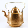 Чайник Медный с желтой ручкой