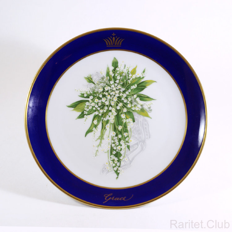 Тарелка "Грейс" серии королевские свадебные букеты