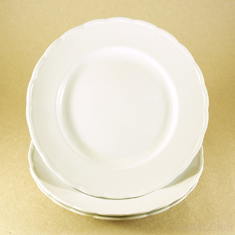 Комплект из 4-х Белых тарелок, 1924-1925