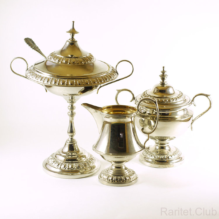 Комплект из 3 предметов "К чаю" металл