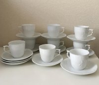 Чашки и блюдца «Белый Розенталь»