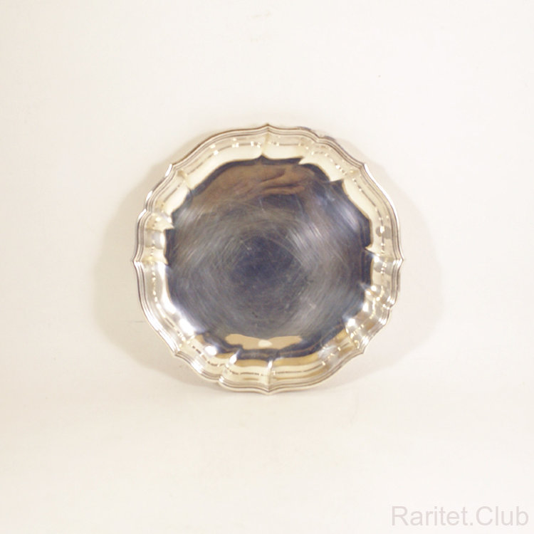 Тарелочка сервировочная мельхиор