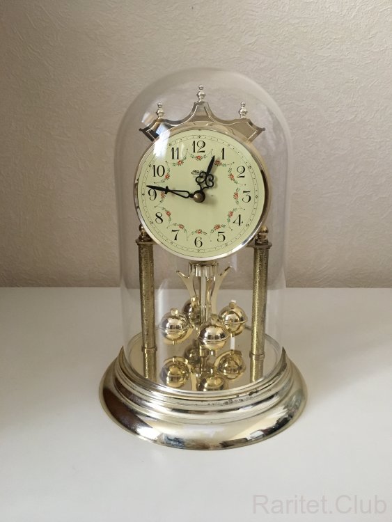 Часы под стеклянным колпаком Haller Германия