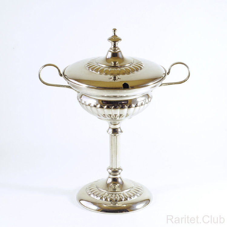 Сахарница "Ампир" на ножке с крышкой