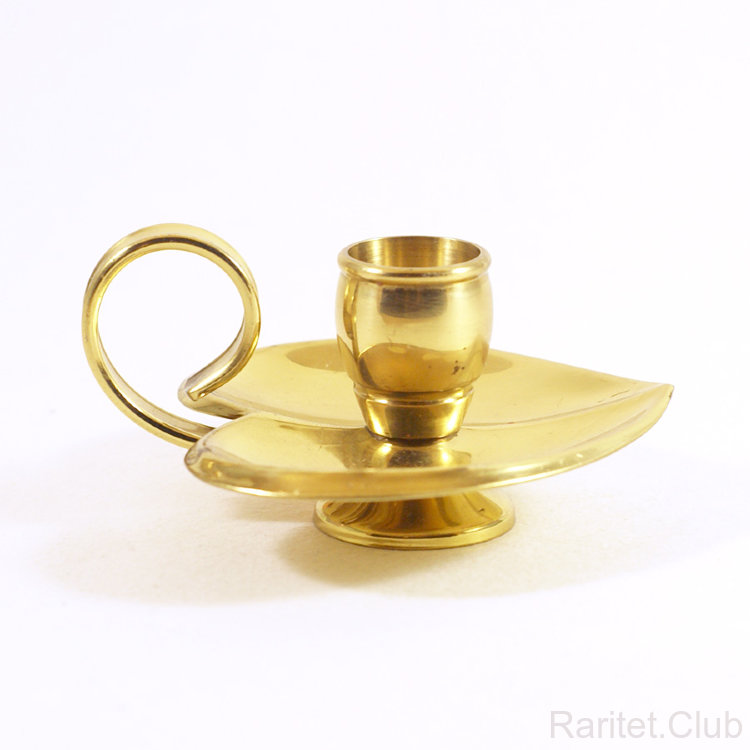 Подсвечник «Сердечко» латунь