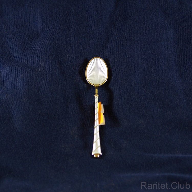 Ложечка Эмаль Белая