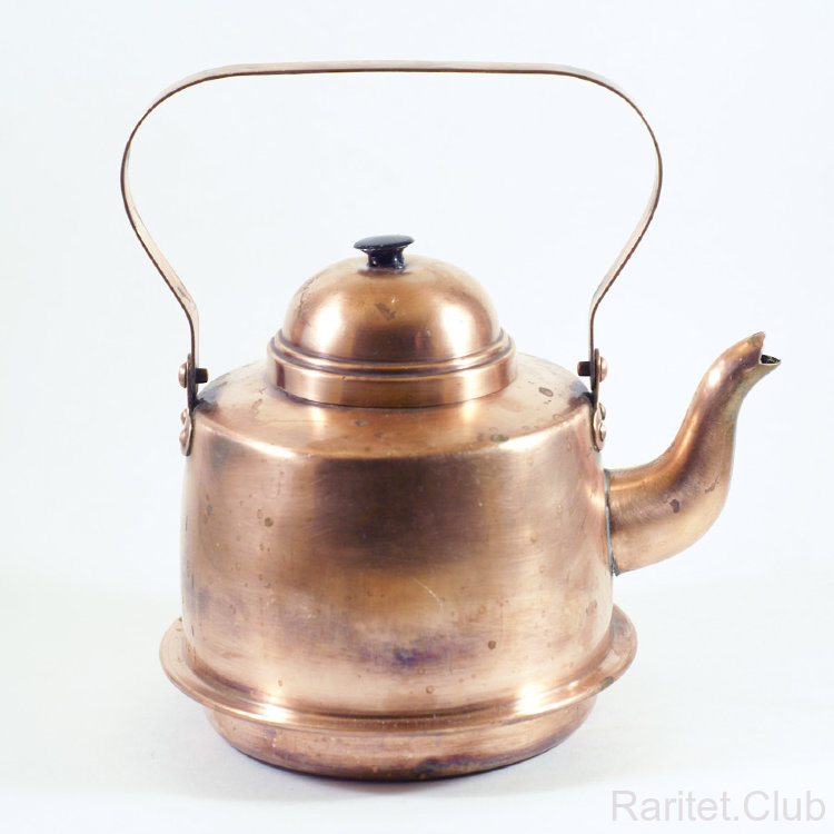 Чайник медный на 1 л печной
